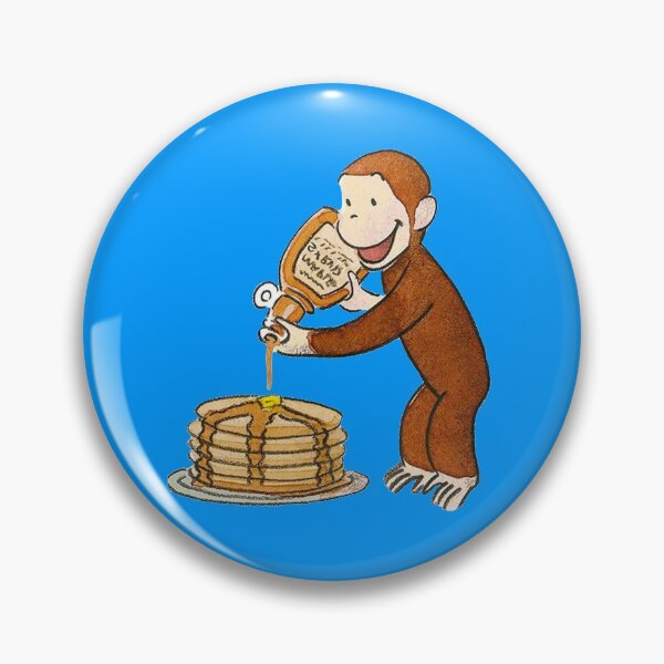 Item preview, Curious George making pancakes   designed and sold by SherikaHensley.