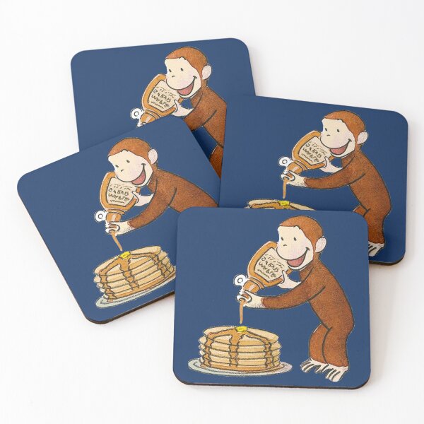 Item preview, Curious George making pancakes   designed and sold by SherikaHensley.