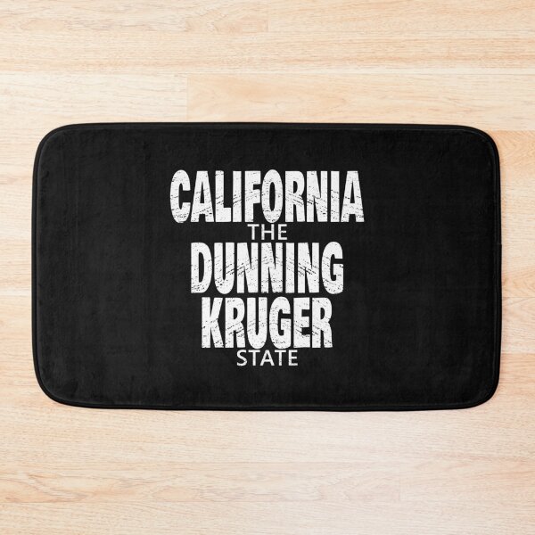 Item preview, Dunning-Kruger effect California state designed and sold by jdtees.