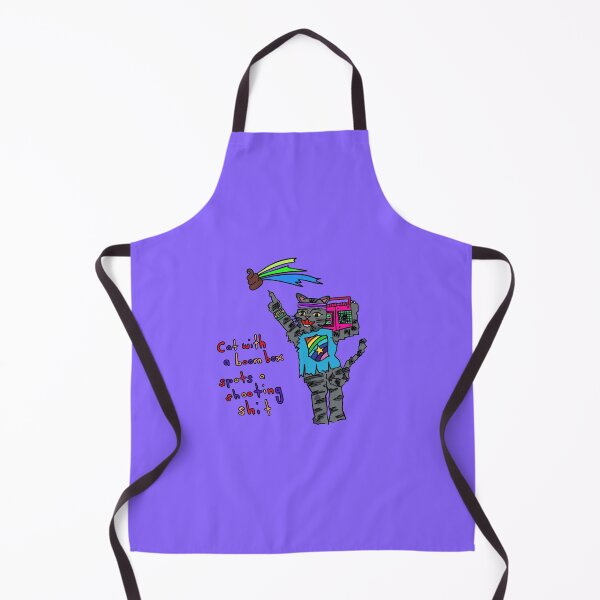 Item preview, Cat with boombox spots a shooting sh*t designed and sold by MickeyLaLa.