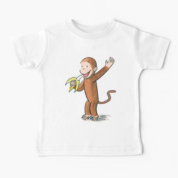 T-shirt Curioso come George - 01 - personalizzata