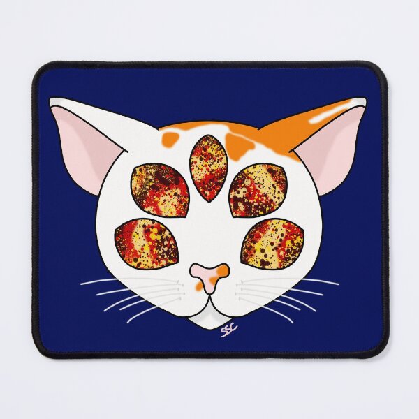 Item preview, Creamsicle Galaxy Cat designed and sold by SpectreSparkC.