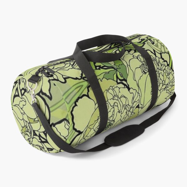 Item preview, alphonse mucha - flowers textile,green designed and sold by kinsley45.