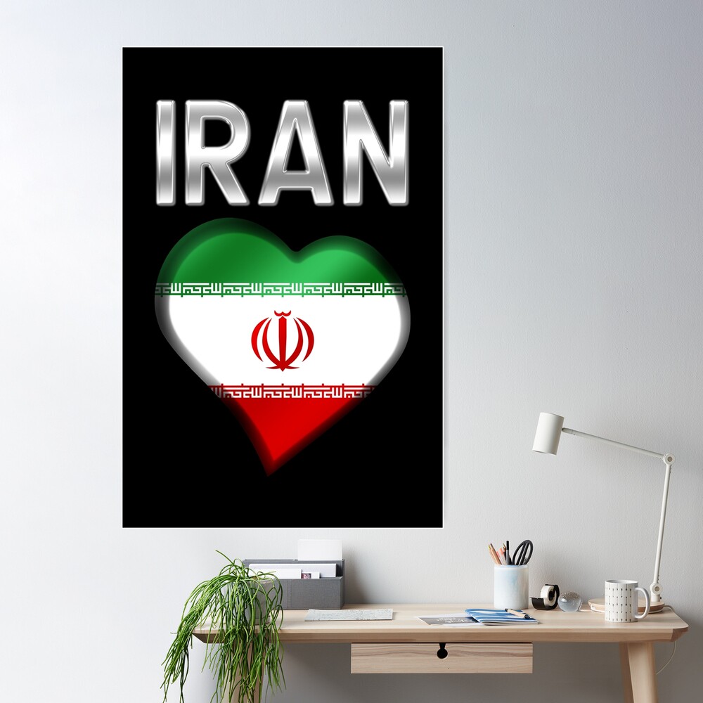 Iran Football Iran Flag Custom Name and Number Shirt Irans Soccer