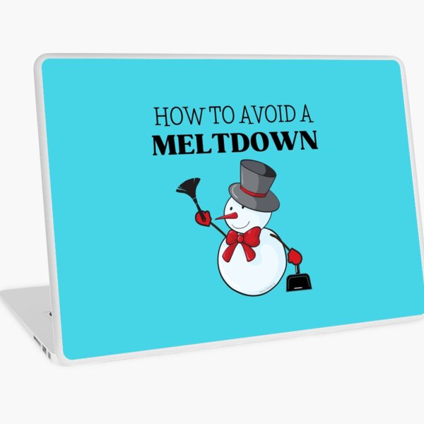 Item preview, How to Avoid a Meltdown Cleaning Lady Janitor Snowman designed and sold by SavvyCleaner.