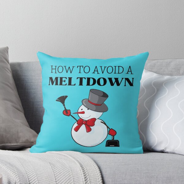 Item preview, How to Avoid a Meltdown Cleaning Lady Janitor Snowman designed and sold by SavvyCleaner.