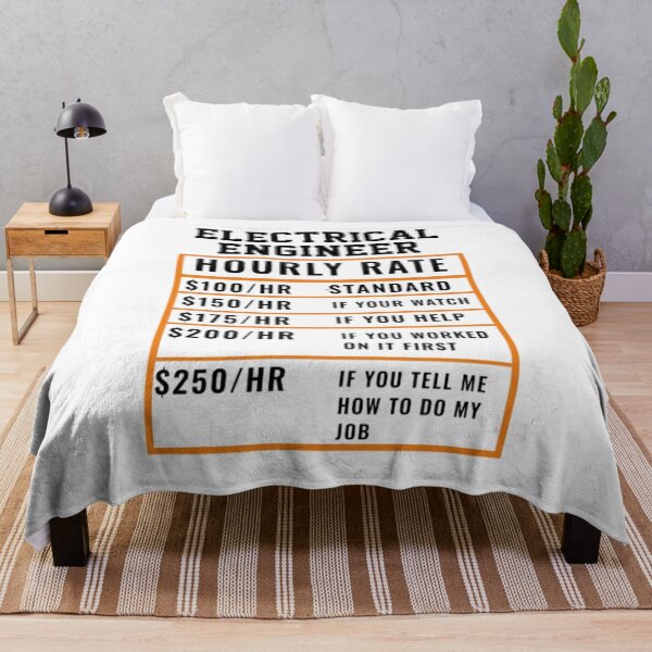 Item preview, Electrical Engineer  Hourly Rate  designed and sold by Yay Design.