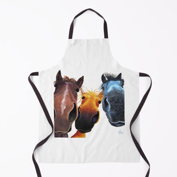 Item preview, HaPPY HoRSe PRiNT ' RoDNeY, PiNeaPPLe & BuRT ' BY SHiRLeY MacARTHuR designed and sold by Shirley MacArthur Art.