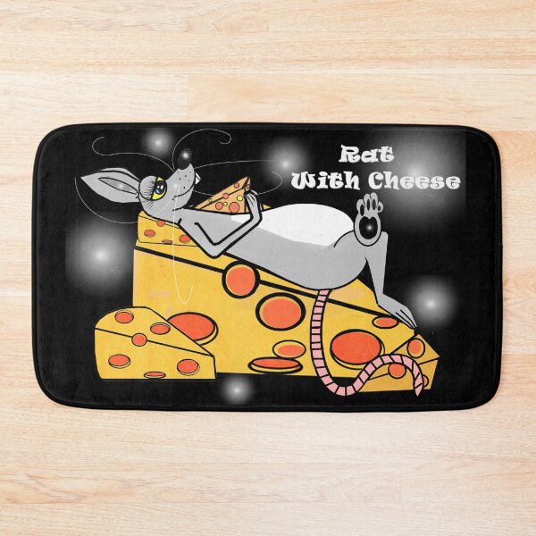 Item preview, Rat with cheese  designed and sold by Shirley cute art .