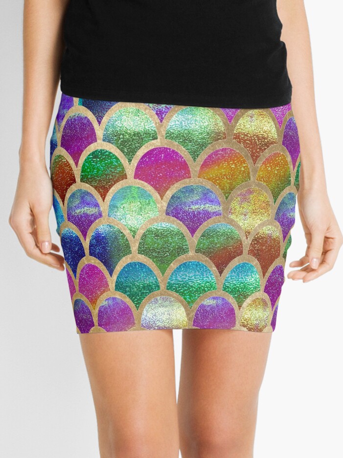 Mermaid mini skirt best sale