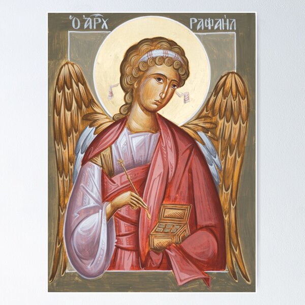 Item preview, Archangel Raphael designed and sold by ikonographics.