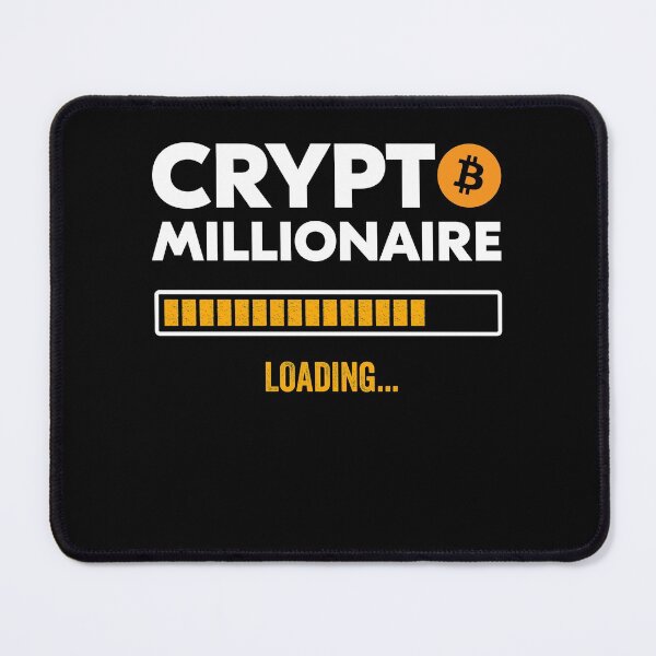 Item preview, BTC Crypto Millionaire Loading Bitcoin Investor Design designed and sold by iceteeselling.