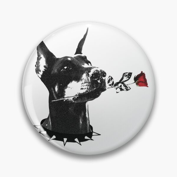 Item preview, Dog Roses dogs lovers, roses lovers, doberman, doberman pinscher designed and sold by SimpleAndGreat.