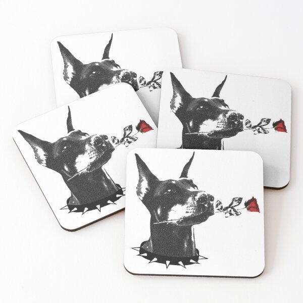 Item preview, Dog Roses dogs lovers, roses lovers, doberman, doberman pinscher designed and sold by SimpleAndGreat.