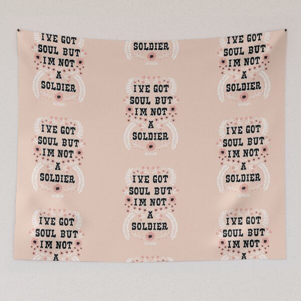 Item preview, I’ve Got Soul but I’m Not a Soldier | The Killers  designed and sold by Artsyalison.