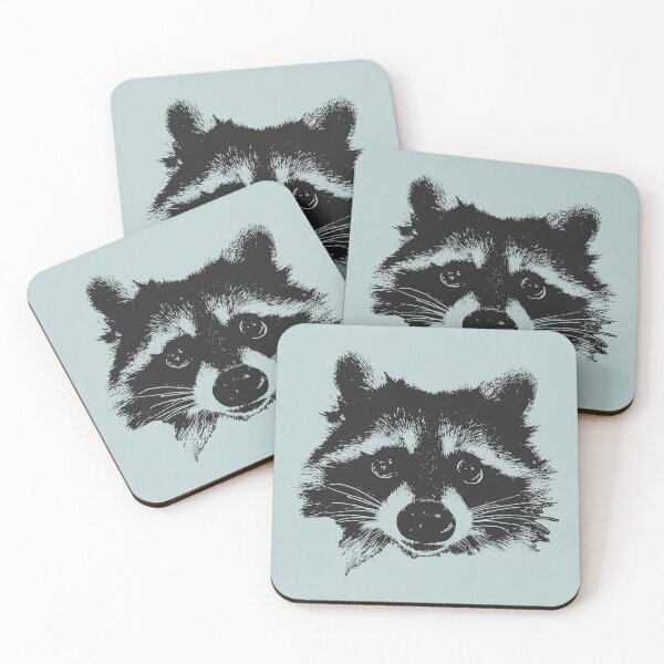 Item preview, Raccoon Face designed and sold by autoboxdesign.