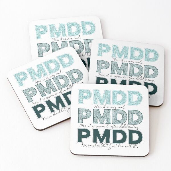 Item preview, PMDD Awareness. Darkness of depression, Teal for Insight, Turquoise for Balance. 1 in 20, it is very real and often debilitating. designed and sold by Orianah.