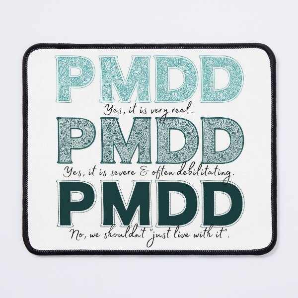 Item preview, PMDD Awareness. Darkness of depression, Teal for Insight, Turquoise for Balance. 1 in 20, it is very real and often debilitating. designed and sold by Orianah.