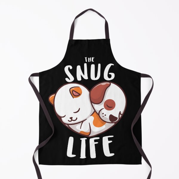 Item preview, Snug Life Pet Lovers Cute Sleeping Cats & Dogs Love Heart Graphic designed and sold by GO SHIRT-TEE.