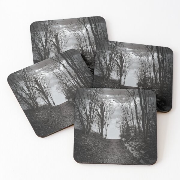 Item preview, Dramatic Winter Path Photo designed and sold by STIGPhotoDesign.