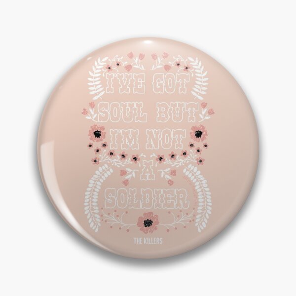 Item preview, I’ve Got Soul but I’m Not a Soldier | The Killers  designed and sold by Artsyalison.