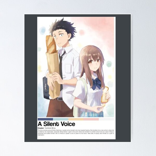 A Silent Voice, Shoya, Shouko, Anime movie Poster for Sale by  iamyourwaifu