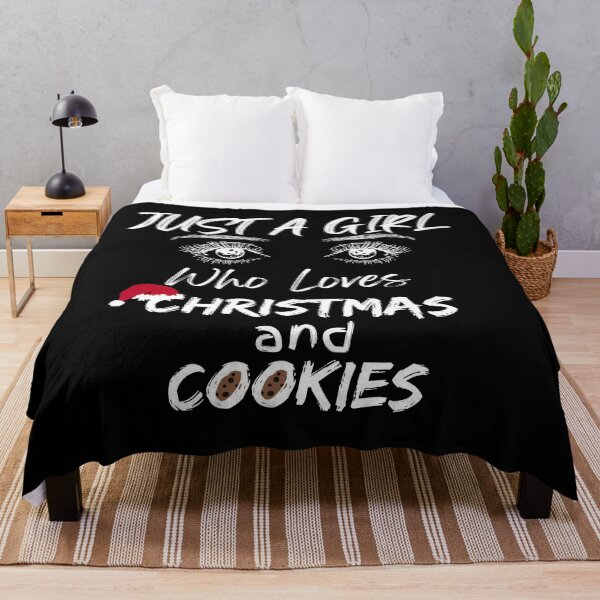 Item preview, Just A Girl Who Loves Christmas And Cookies designed and sold by TOP-DESIGN4U.