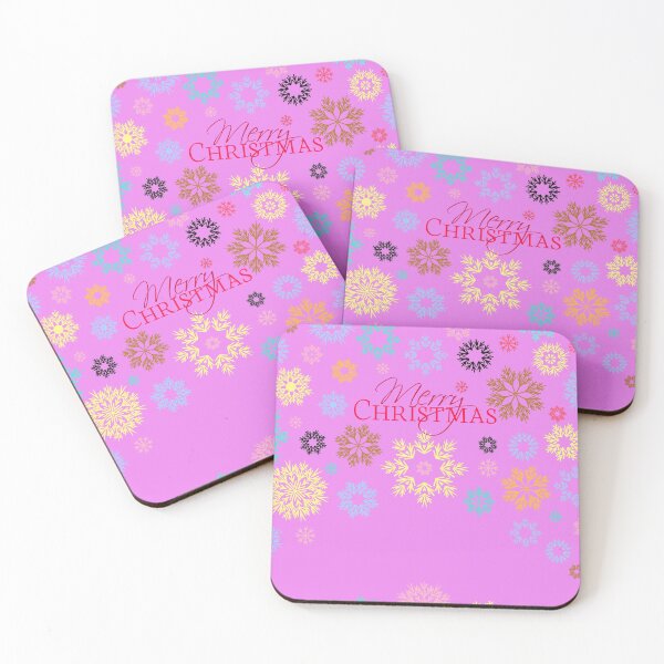 Item preview, Merry Christmas Violet Multicolored Snowflakes Idea  designed and sold by Ross-Sergey.