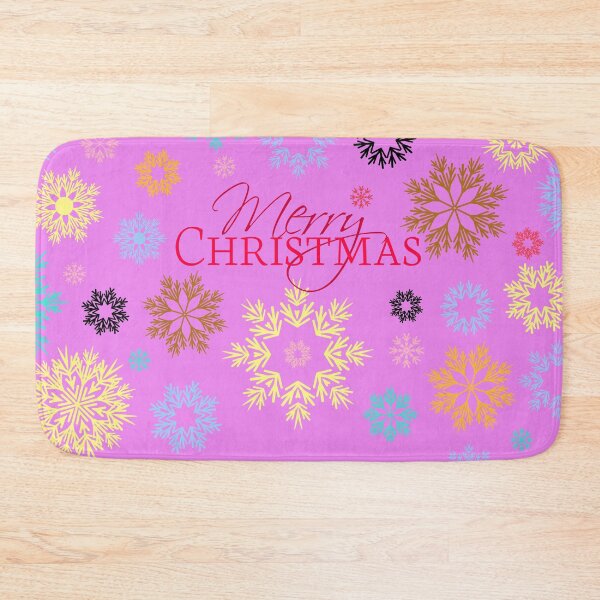 Item preview, Merry Christmas Violet Multicolored Snowflakes Idea  designed and sold by Ross-Sergey.