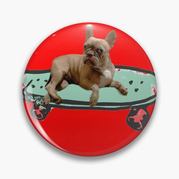 Item preview, French bulldog on board art design designed and sold by Kboodesigns.