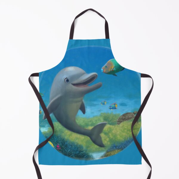 Item preview, The Friendly Dolphin designed and sold by 3WishStudios.