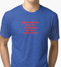 santa's reindeer hybrid pun Tri-blend T-Shirt