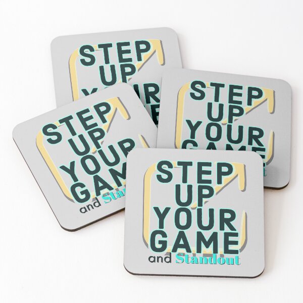Item preview, Step up  Your Game - Light Grey designed and sold by simpleones.