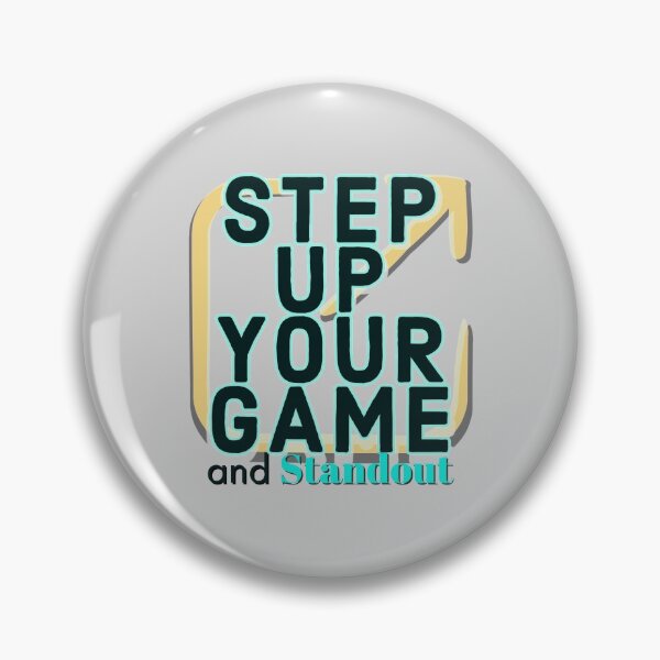 Item preview, Step up  Your Game - Light Grey designed and sold by simpleones.