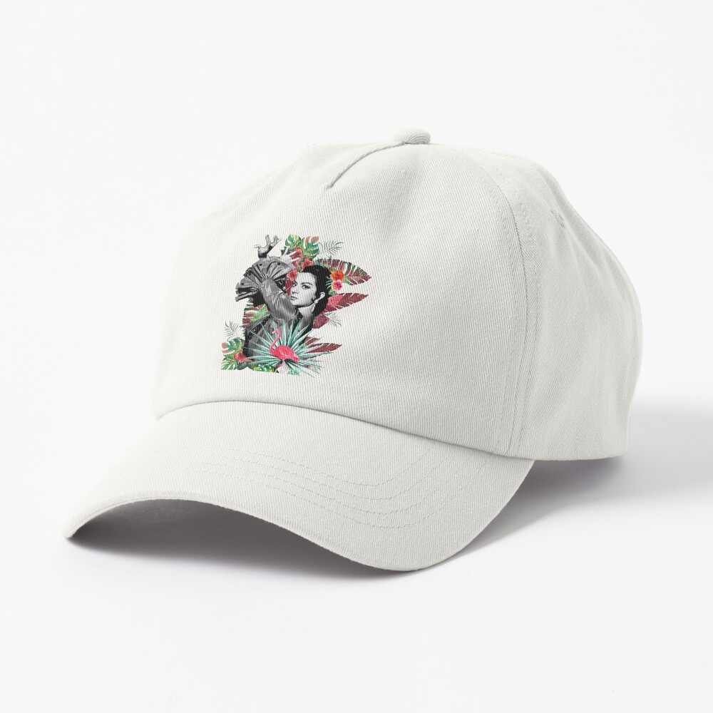 Vista previa del artículo con la obra «Dad hat», diseñado y vendido por Folkloricas.