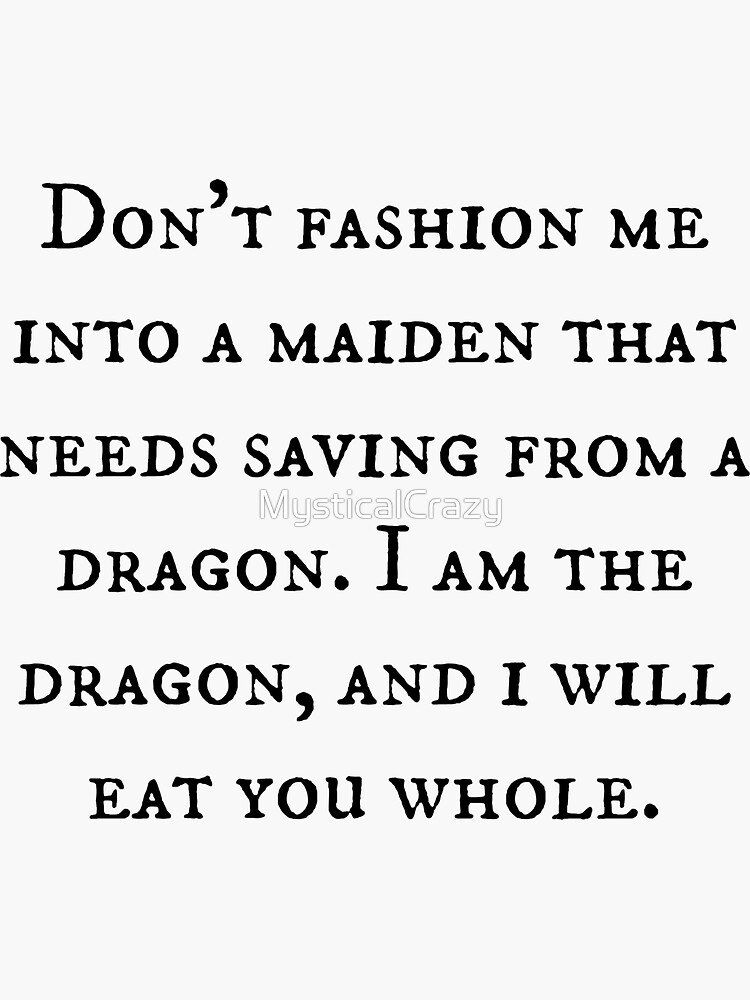 Drache des Feminismus 2 von MysticalCrazy