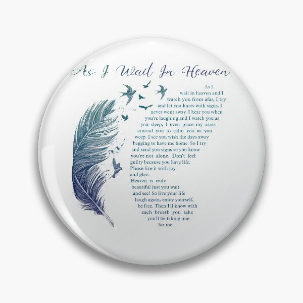 Item preview, As I wait in Heaven designed and sold by SCStafford.