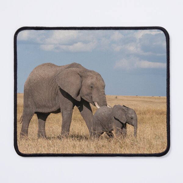 Item preview, Mama elephant with baby elephant designed and sold by Ingo Gerlach.