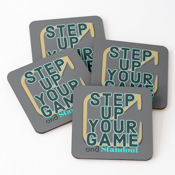 Item preview, Step up  Your Game - Dark Grey designed and sold by simpleones.