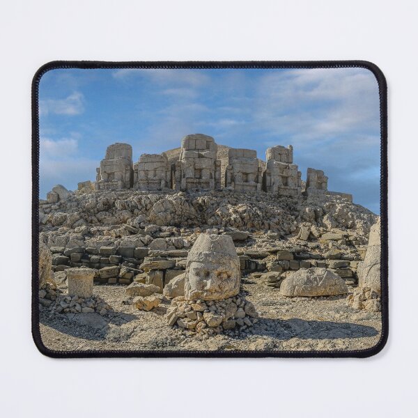 Item preview, Ancient statues on top of the Nemrut Mountain in Adiyaman, Turkey designed and sold by mitzobs.