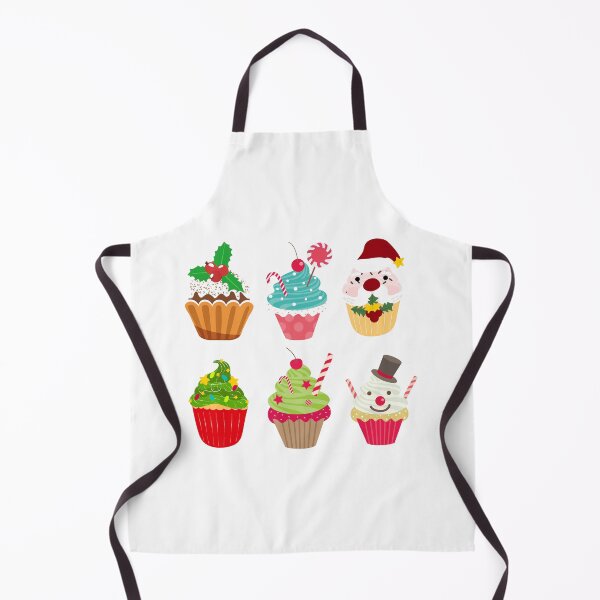 Item preview, Christmas cupcakes Sticker Hum Hum designed and sold by lhousshop.