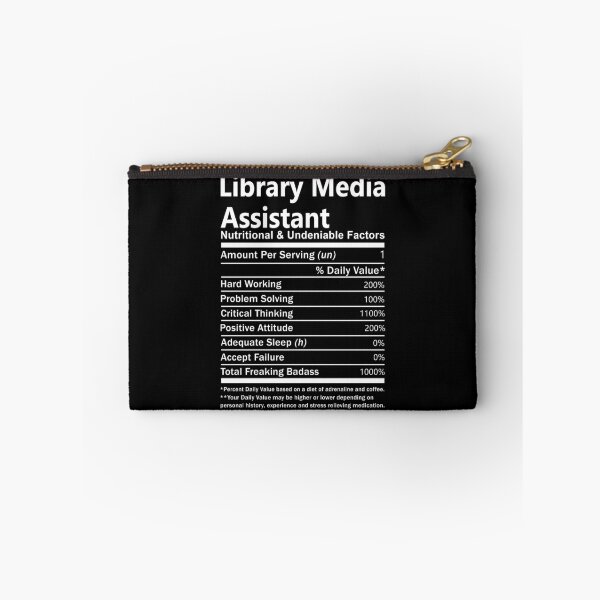 Item preview, Library Media Assistant T Shirt - Nutritional and Undeniable Factors Gift Item Tee designed and sold by oslandefren.