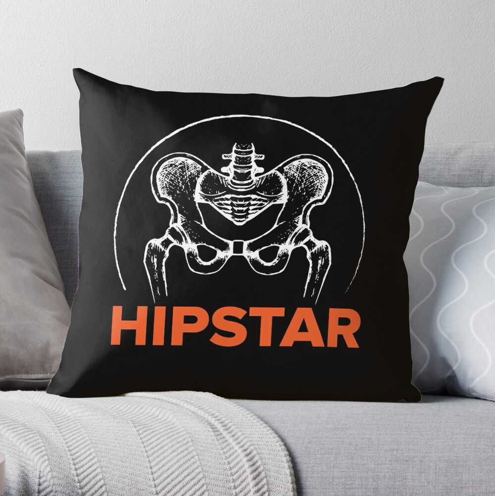 Hipstar Hip Surgery Hip Surgery Throw Pillow by mooon85