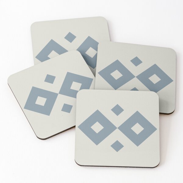 Item preview, Geometric Pattern: Hollow Diamond: Bluestone designed and sold by Red Wolf.