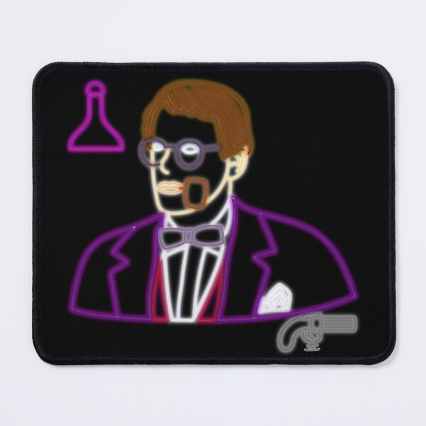 Item preview, Professor Plum - Neon Portrait designed and sold by SpectreSparkC.