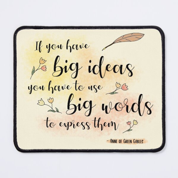 Item preview, Big ideas, big words designed and sold by IniDreams.