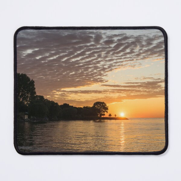 Item preview, Peninsular Sunrise - Glorious Feathery Clouds over Lake Ontario in Toronto designed and sold by Georgia Mizuleva.