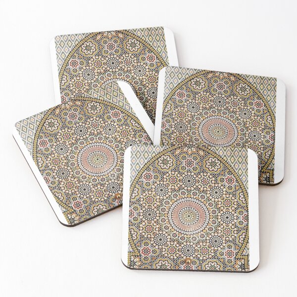 Item preview, zellige moroccan mosaic tilework, traditional moroccan art designed and sold by NoetherSym.