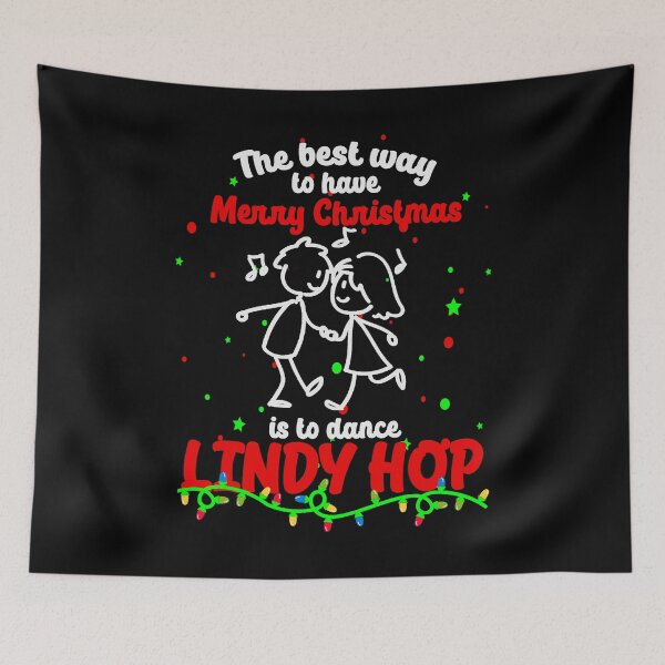 Item preview, Lindy Hop Merry Christmas designed and sold by Dubbra.