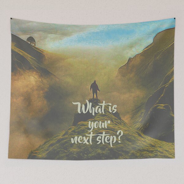 Item preview, What is your next step? designed and sold by Ingrid Hütten.